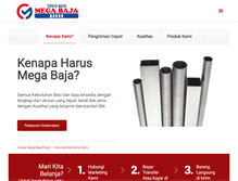 Tablet Screenshot of megabajabogor.com